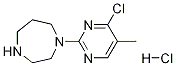 1-(4-Chloro-5-methyl-pyrimidin-2-yl)-[1,4]diazepane hydrochloride 구조식 이미지