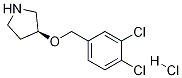 (S)-3-(3,4-디클로로-벤질옥시)-피롤리딘염산염 구조식 이미지