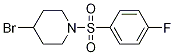 4-bromo-1-(4-fluorophenylsulfonyl)piperidine 구조식 이미지