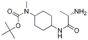 (1R,4R)-[4-((S)-2-AMino-propionylaMino)-cyclohexyl]-Methyl-carbaMic acid tert-butyl ester Structure