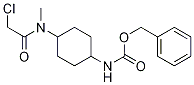 (1R,4R)-{4-[(2-Chloro-acetyl)-Methyl-aMino]-cyclohexyl}-carbaMic acid benzyl ester 구조식 이미지