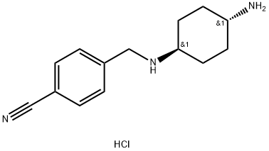 (1R,4R)-4-[(4-AMino-cyclohexylaMino)-Methyl]-benzonitrile hydrochloride 구조식 이미지