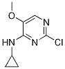 (2-Chloro-5-Methoxy-pyriMidin-4-yl)-cyclopropyl-aMine 구조식 이미지