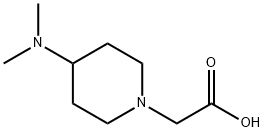 (4-DiMethylaMino-piperidin-1-yl)-acetic acid 구조식 이미지