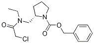 (S)-2-{[(2-Chloro-acetyl)-ethyl-aMino]-Methyl}-pyrrolidine-1-carboxylic acid benzyl ester Structure