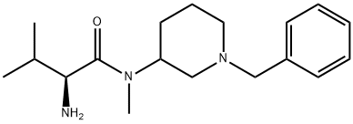 (S)-2-AMino-N-(1-benzyl-piperidin-3-yl)-3,N-diMethyl-butyraMide Structure