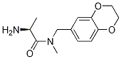 (S)-2-AMino-N-(2,3-dihydro-benzo[1,4]dioxin-6-ylMethyl)-N-Methyl-propionaMide 구조식 이미지