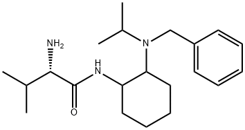 (S)-2-AMino-N-[2-(benzyl-isopropyl-aMino)-cyclohexyl]-3-Methyl-butyraMide 구조식 이미지