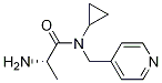 (S)-2-AMino-N-cyclopropyl-N-pyridin-4-ylMethyl-propionaMide Structure