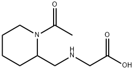 [(1-Acetyl-piperidin-2-ylMethyl)-aMino]-acetic acid Structure