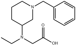 [(1-Benzyl-piperidin-3-yl)-ethyl-aMino]-acetic acid Structure