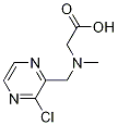 [(3-Chloro-pyrazin-2-ylMethyl)-Methyl-aMino]-acetic acid 구조식 이미지