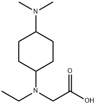 [(4-DiMethylaMino-cyclohexyl)-ethyl-aMino]-acetic acid Structure