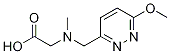 [(6-Methoxy-pyridazin-3-ylMethyl)-Methyl-aMino]-acetic acid 구조식 이미지