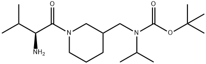[1-((S)-2-AMino-3-Methyl-butyryl)-piperidin-3-ylMethyl]-isopropyl-carbaMic acid tert-butyl ester Structure