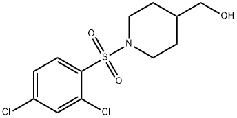 [1-(2,4-Dichloro-benzenesulfonyl)-piperidin-4-yl]-Methanol 구조식 이미지