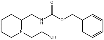 [1-(2-Hydroxy-ethyl)-piperidin-2-ylMethyl]-carbaMic acid benzyl ester 구조식 이미지
