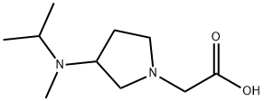 [3-(Isopropyl-Methyl-aMino)-pyrrolidin-1-yl]-acetic acid Structure