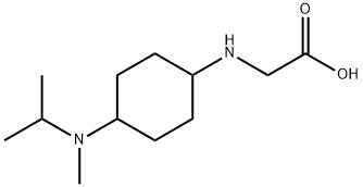 [4-(Isopropyl-Methyl-aMino)-cyclohexylaMino]-acetic acid 구조식 이미지