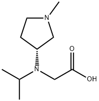 [Isopropyl-((R)-1-Methyl-pyrrolidin-3-yl)-aMino]-acetic acid Structure