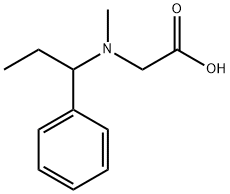 [Methyl-(1-phenyl-propyl)-aMino]-acetic acid 구조식 이미지