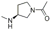 1-((S)-3-MethylaMino-pyrrolidin-1-yl)-ethanone 구조식 이미지