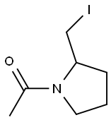 1-(2-IodoMethyl-pyrrolidin-1-yl)-ethanone Structure