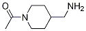 1-(4-AMinoMethyl-piperidin-1-yl)-ethanone Structure