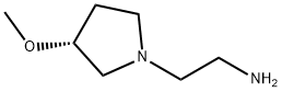 2-((R)-3-Methoxy-pyrrolidin-1-yl)-ethylaMine 구조식 이미지