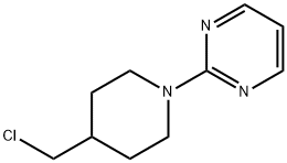 2-(4-ChloroMethyl-piperidin-1-yl)-pyriMidine Structure