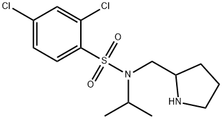 2,4-Dichloro-N-isopropyl-N-pyrrolidin-2-ylMethyl-benzenesulfonaMide Structure
