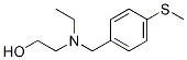 2-[Ethyl-(4-Methylsulfanyl-benzyl)-aMino]-ethanol 구조식 이미지