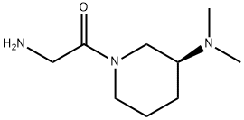 2-AMino-1-((S)-3-diMethylaMino-piperidin-1-yl)-ethanone 구조식 이미지