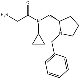 2-AMino-N-((S)-1-benzyl-pyrrolidin-2-ylMethyl)-N-cyclopropyl-acetaMide Structure