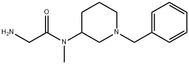 2-AMino-N-(1-benzyl-piperidin-3-yl)-N-Methyl-acetaMide Structure