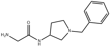 2-AMino-N-(1-benzyl-pyrrolidin-3-yl)-acetaMide Structure