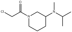 2-Chloro-1-[3-(isopropyl-Methyl-aMino)-piperidin-1-yl]-ethanone 구조식 이미지