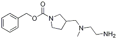 3-{[(2-AMino-ethyl)-Methyl-aMino]-Methyl}-pyrrolidine-1-carboxylic acid benzyl ester Structure