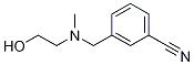 3-{[(2-Hydroxy-ethyl)-Methyl-aMino]-Methyl}-benzonitrile 구조식 이미지