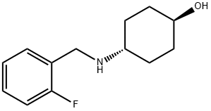 4-(2-Fluoro-benzylaMino)-cyclohexanol Structure