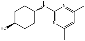 4-(4,6-DiMethyl-pyriMidin-2-ylaMino)-cyclohexanol Structure