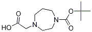 4-CarboxyMethyl-[1,4]diazepane-1-carboxylic acid tert-butyl ester 구조식 이미지