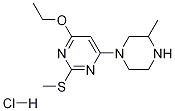 4-Ethoxy-6-(3-Methyl-piperazin-1-yl)-2-Methylsulfanyl-pyriMidine hydrochloride 구조식 이미지