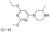 4-Ethoxy-6-(3-Methyl-piperazin-1-yl)-2-Methylsulfanyl-pyriMidine hydrochloride Structure