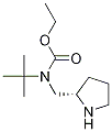 Ethyl-(S)-1-pyrrolidin-2-ylMethyl-carbaMic acid tert-butyl ester 구조식 이미지