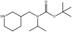 Isopropyl-piperidin-3-ylMethyl-carbaMic acid tert-butyl ester 구조식 이미지