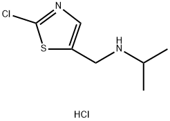 N-((2-chlorothiazol-5-yl)Methyl)propan-2-aMine hydrochloride Structure