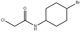 N-(4-BroMo-cyclohexyl)-2-chloro-acetaMide 구조식 이미지