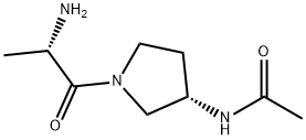 N-[(S)-1-((S)-2-AMino-propionyl)-pyrrolidin-3-yl]-acetaMide 구조식 이미지