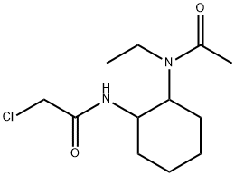 N-[2-(Acetyl-ethyl-aMino)-cyclohexyl]-2-chloro-acetaMide Structure